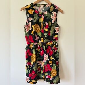 Brooks Brothers Tropical Sleeveless Sundress Size 8